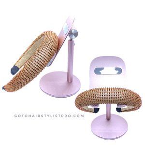 Red Faux Pearl Rhinestone Headband